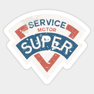 Motor Service Sticker